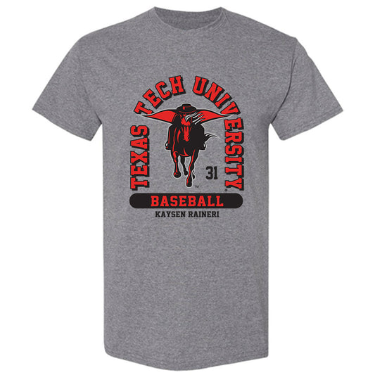 Texas Tech - NCAA Baseball : Kaysen Raineri - Classic Fashion Shersey T-Shirt-0