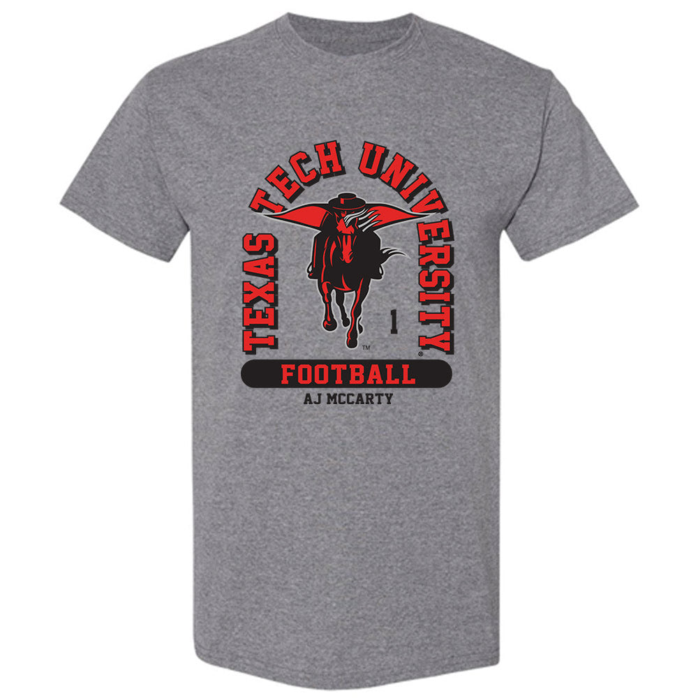 Texas Tech - NCAA Football : AJ McCarty - Classic Fashion Shersey T-Shirt-0
