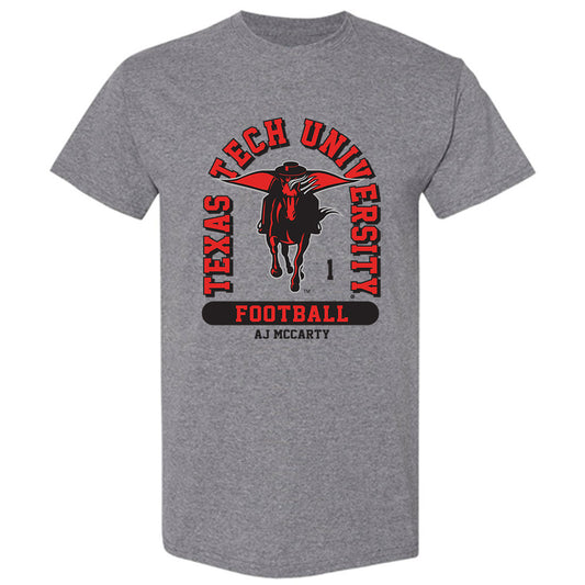 Texas Tech - NCAA Football : AJ McCarty - Classic Fashion Shersey T-Shirt-0