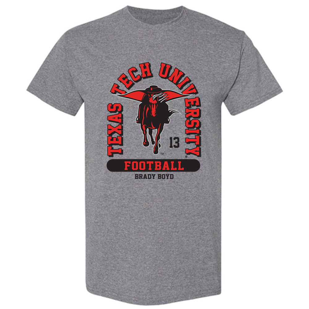 Texas Tech - NCAA Football : Brady Boyd - Classic Fashion Shersey T-Shirt