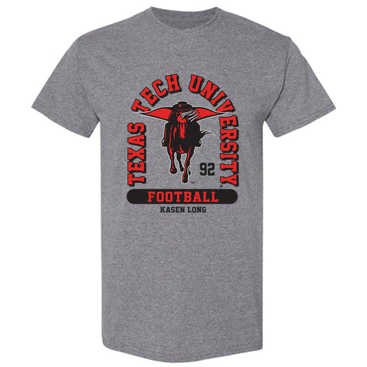 Texas Tech - NCAA Football : Kasen Long - Classic Fashion Shersey T-Shirt