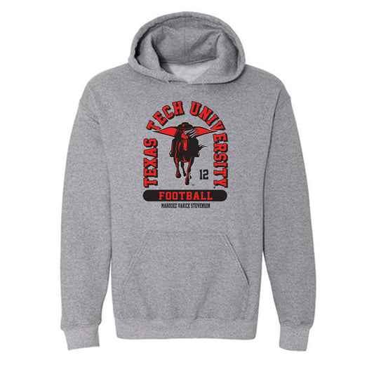 Texas Tech - NCAA Football : Marquez Varice Stevenson - Classic Fashion Shersey Hooded Sweatshirt