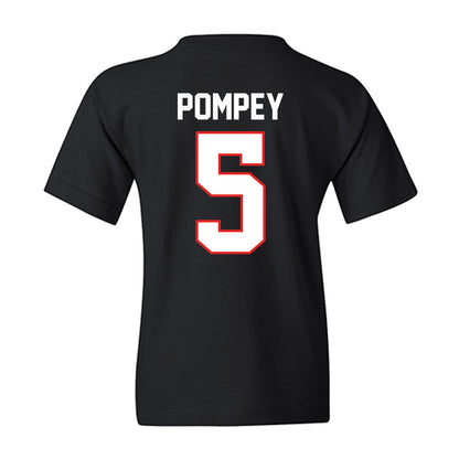 Texas Tech - NCAA Baseball : Timothy Pompey - Sports Shersey Youth T-Shirt-1