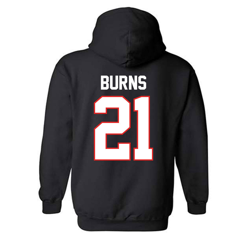 Texas Tech - NCAA Baseball : Jackson Burns - Sports Shersey Hooded Sweatshirt-1