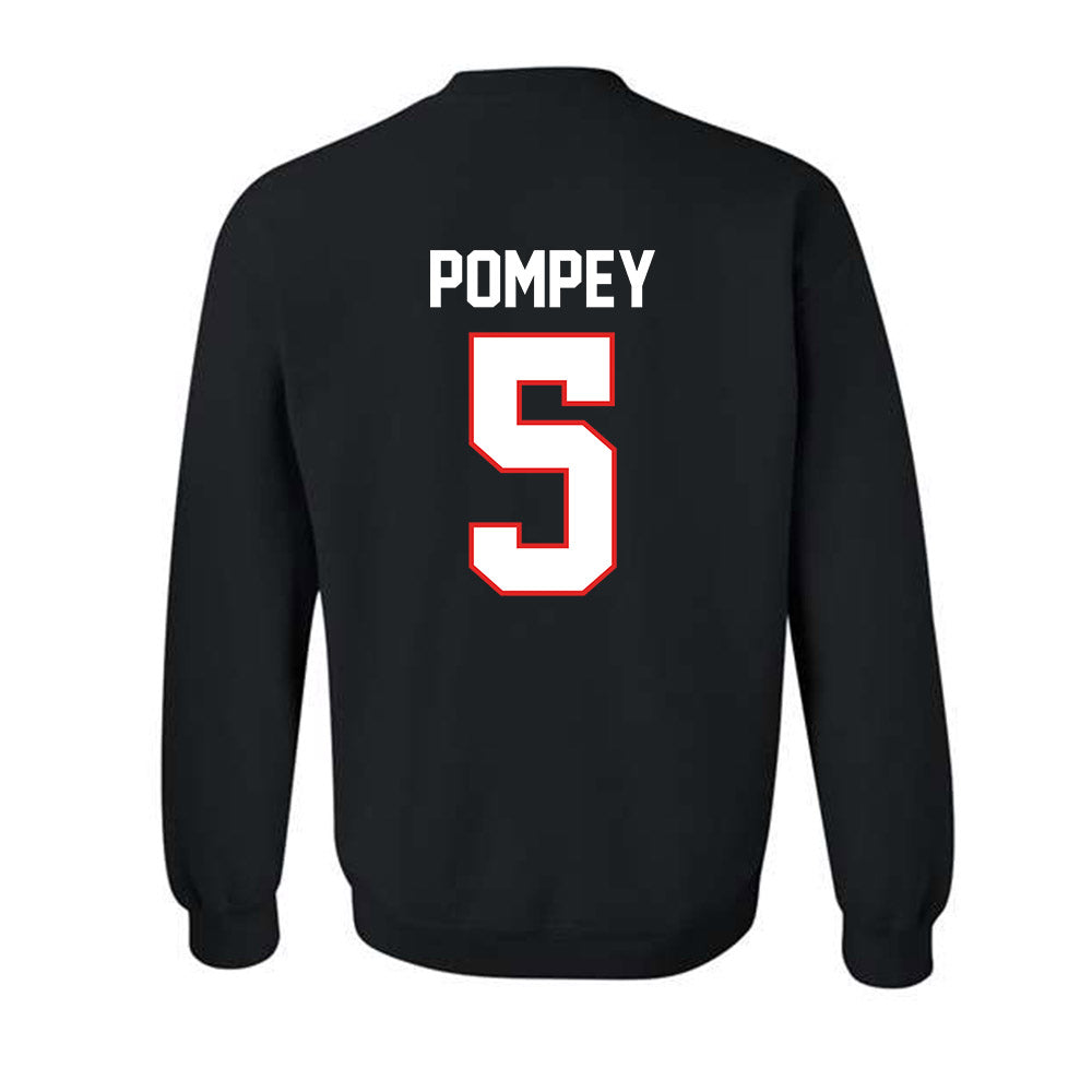 Texas Tech - NCAA Baseball : Timothy Pompey - Sports Shersey Crewneck Sweatshirt-1