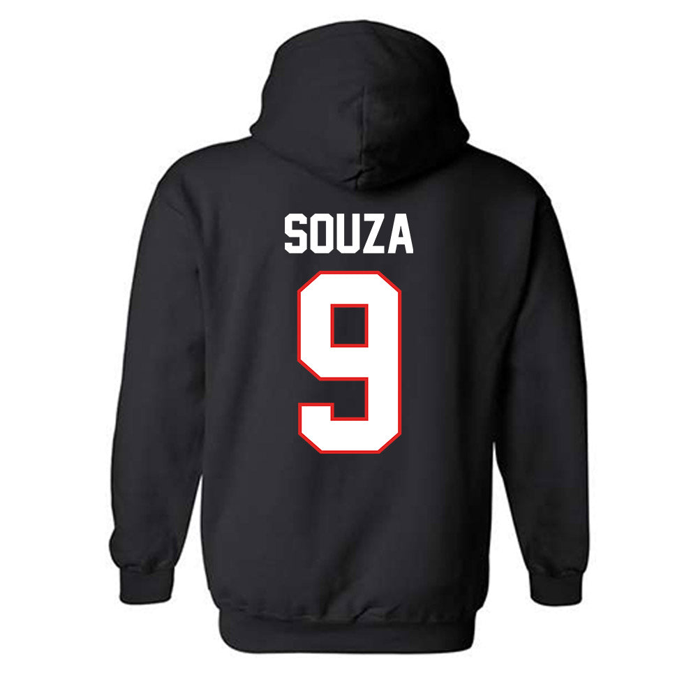 Texas Tech - NCAA Baseball : Jace Souza - Sports Shersey Hooded Sweatshirt-1