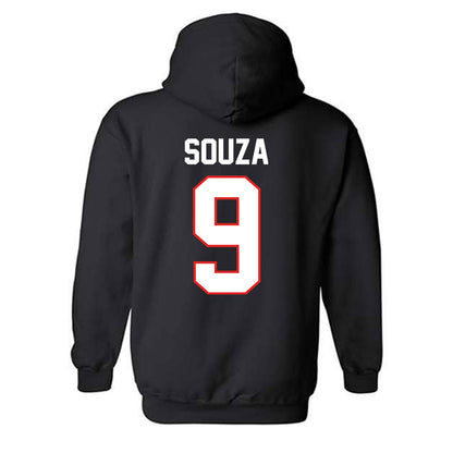 Texas Tech - NCAA Baseball : Jace Souza - Sports Shersey Hooded Sweatshirt-1