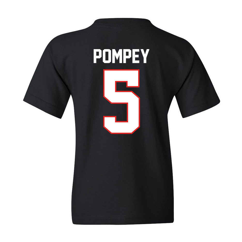 Texas Tech - NCAA Baseball : Tj Pompey - Sports Shersey Youth T-Shirt