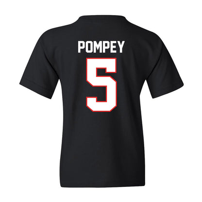 Texas Tech - NCAA Baseball : Tj Pompey - Sports Shersey Youth T-Shirt