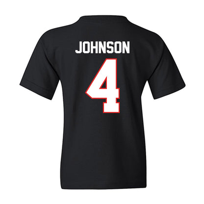 Texas Tech - NCAA Baseball : Kendyl Johnson - Sports Shersey Youth T-Shirt-1