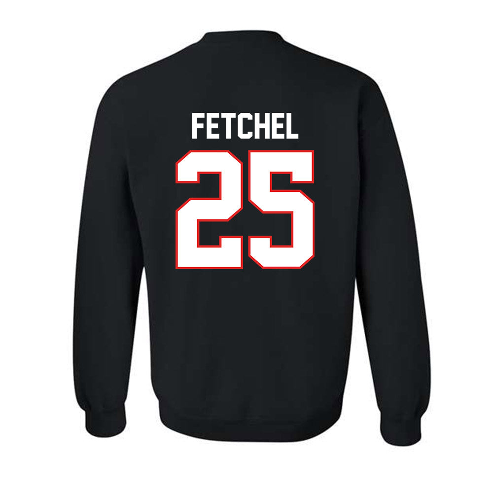 Texas Tech - NCAA Baseball : Zach Fetchel - Sports Shersey Crewneck Sweatshirt-1