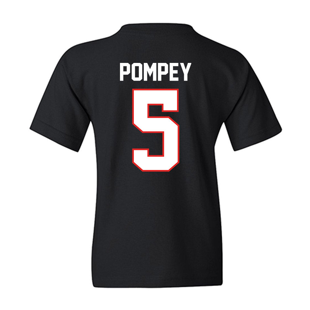 Texas Tech - NCAA Baseball : Timothy Pompey - Sports Shersey Youth T-Shirt-1