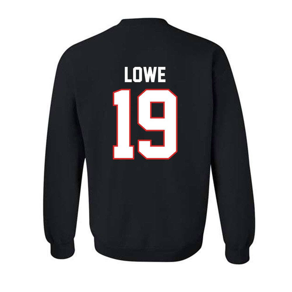 Texas Tech - NCAA Baseball : Jonny Lowe - Sports Shersey Crewneck Sweatshirt-1