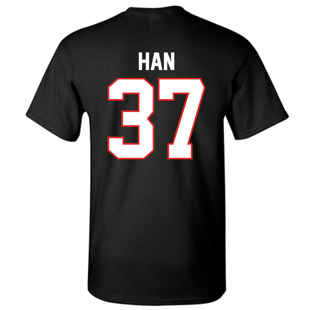Texas Tech - NCAA Baseball : Heeryun Han - Sports Shersey T-Shirt-1