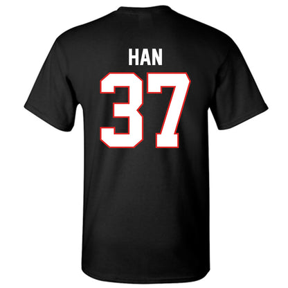 Texas Tech - NCAA Baseball : Heeryun Han - Sports Shersey T-Shirt-1