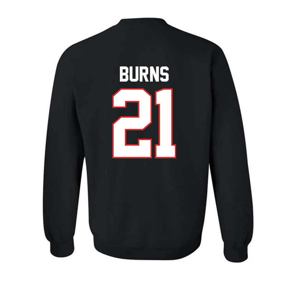 Texas Tech - NCAA Baseball : Jackson Burns - Sports Shersey Crewneck Sweatshirt-1