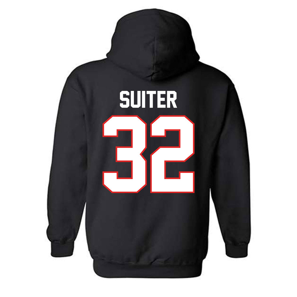 Texas Tech - NCAA Baseball : Bryce Suiter - Sports Shersey Hooded Sweatshirt-1