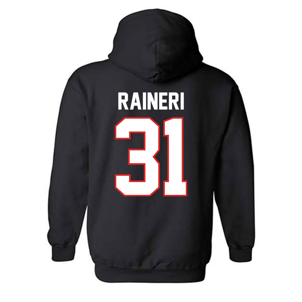 Texas Tech - NCAA Baseball : Kaysen Raineri - Sports Shersey Hooded Sweatshirt-1