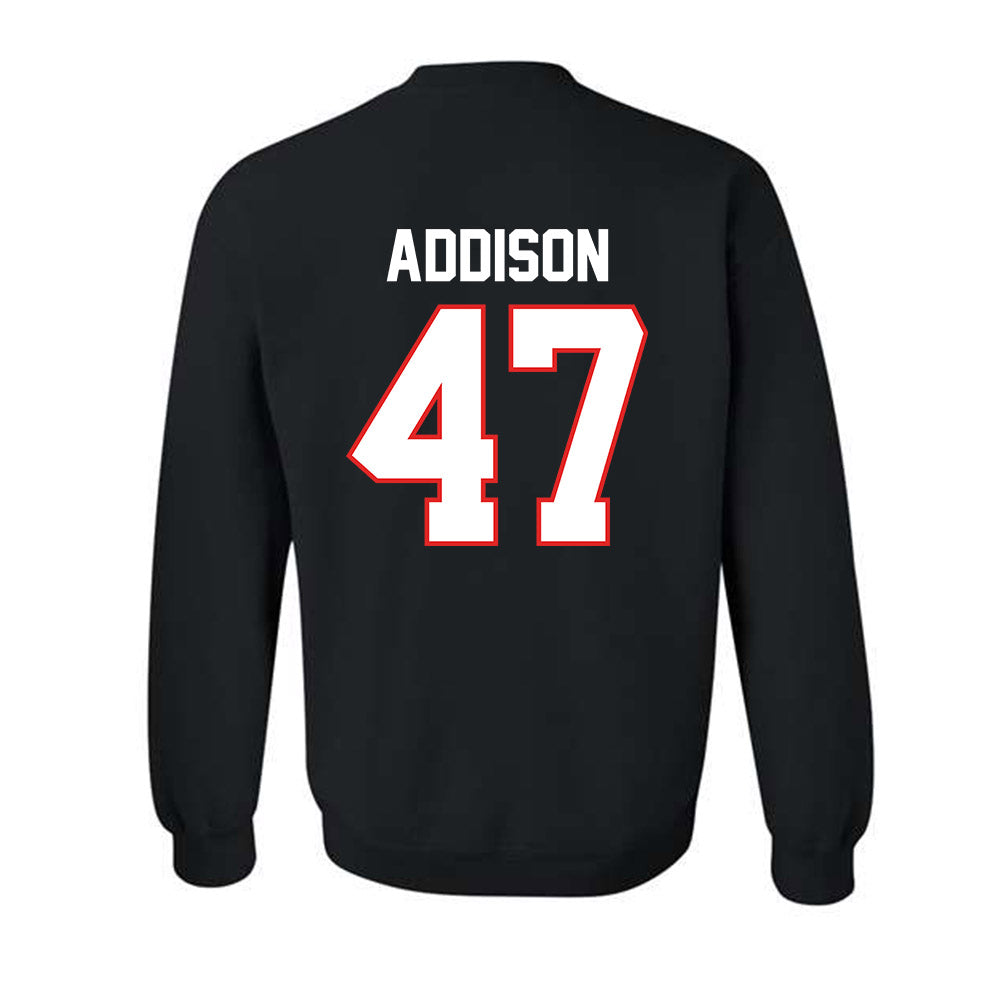 Texas Tech - NCAA Baseball : Logan Addison - Sports Shersey Crewneck Sweatshirt-1