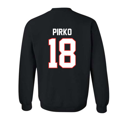 Texas Tech - NCAA Baseball : lukas pirko - Sports Shersey Crewneck Sweatshirt-1