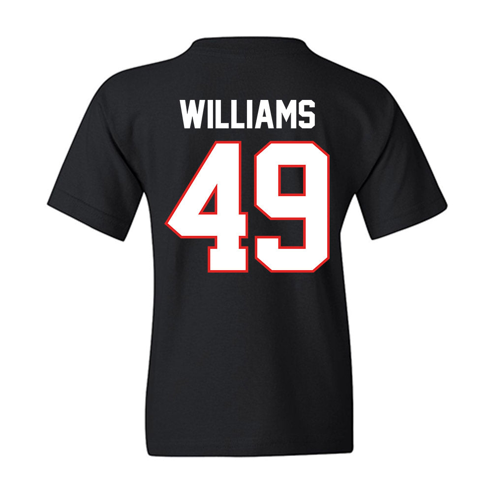 Texas Tech - NCAA Baseball : Carter Williams - Sports Shersey Youth T-Shirt-1