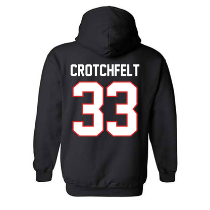 Texas Tech - NCAA Baseball : Zach Crotchfelt - Sports Shersey Hooded Sweatshirt-1