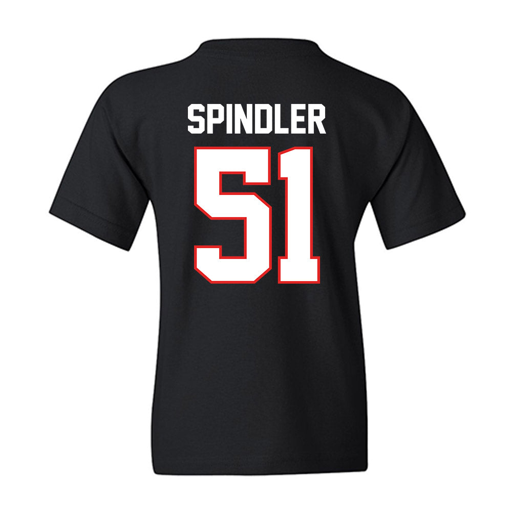Texas Tech - NCAA Baseball : Jake Spindler - Sports Shersey Youth T-Shirt-1