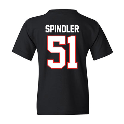 Texas Tech - NCAA Baseball : Jake Spindler - Sports Shersey Youth T-Shirt-1