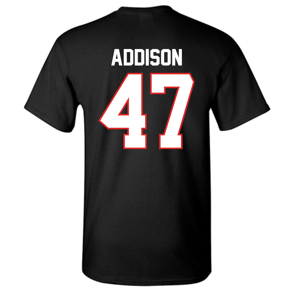 Texas Tech - NCAA Baseball : Logan Addison - Sports Shersey T-Shirt-1