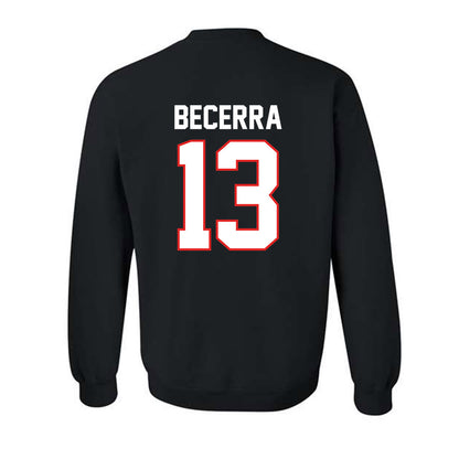 Texas Tech - NCAA Baseball : Donovan Becerra - Sports Shersey Crewneck Sweatshirt-1