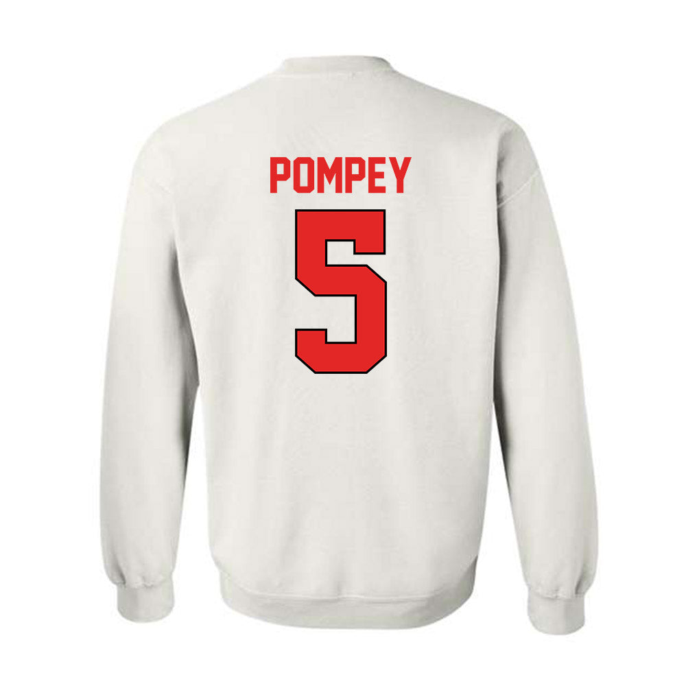 Texas Tech - NCAA Baseball : Tj Pompey - Sports Shersey Crewneck Sweatshirt