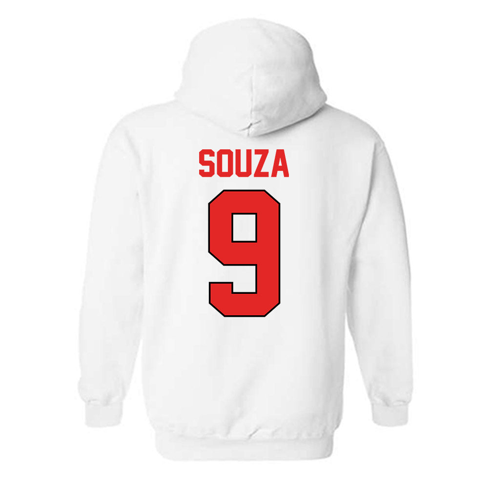 Texas Tech - NCAA Baseball : Jace Souza - Sports Shersey Hooded Sweatshirt-1