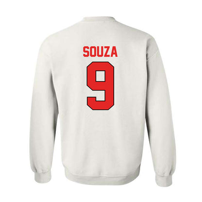 Texas Tech - NCAA Baseball : Jace Souza - Sports Shersey Crewneck Sweatshirt-1