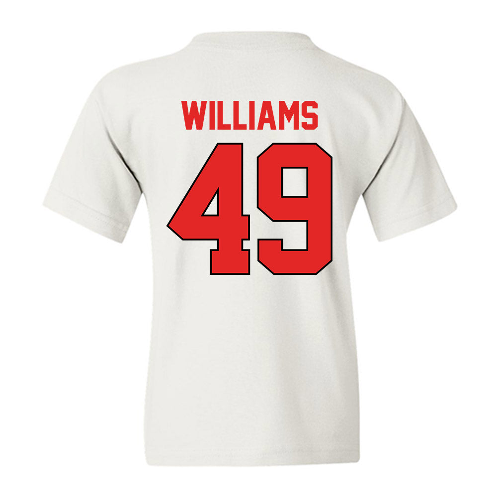 Texas Tech - NCAA Baseball : Carter Williams - Sports Shersey Youth T-Shirt-1