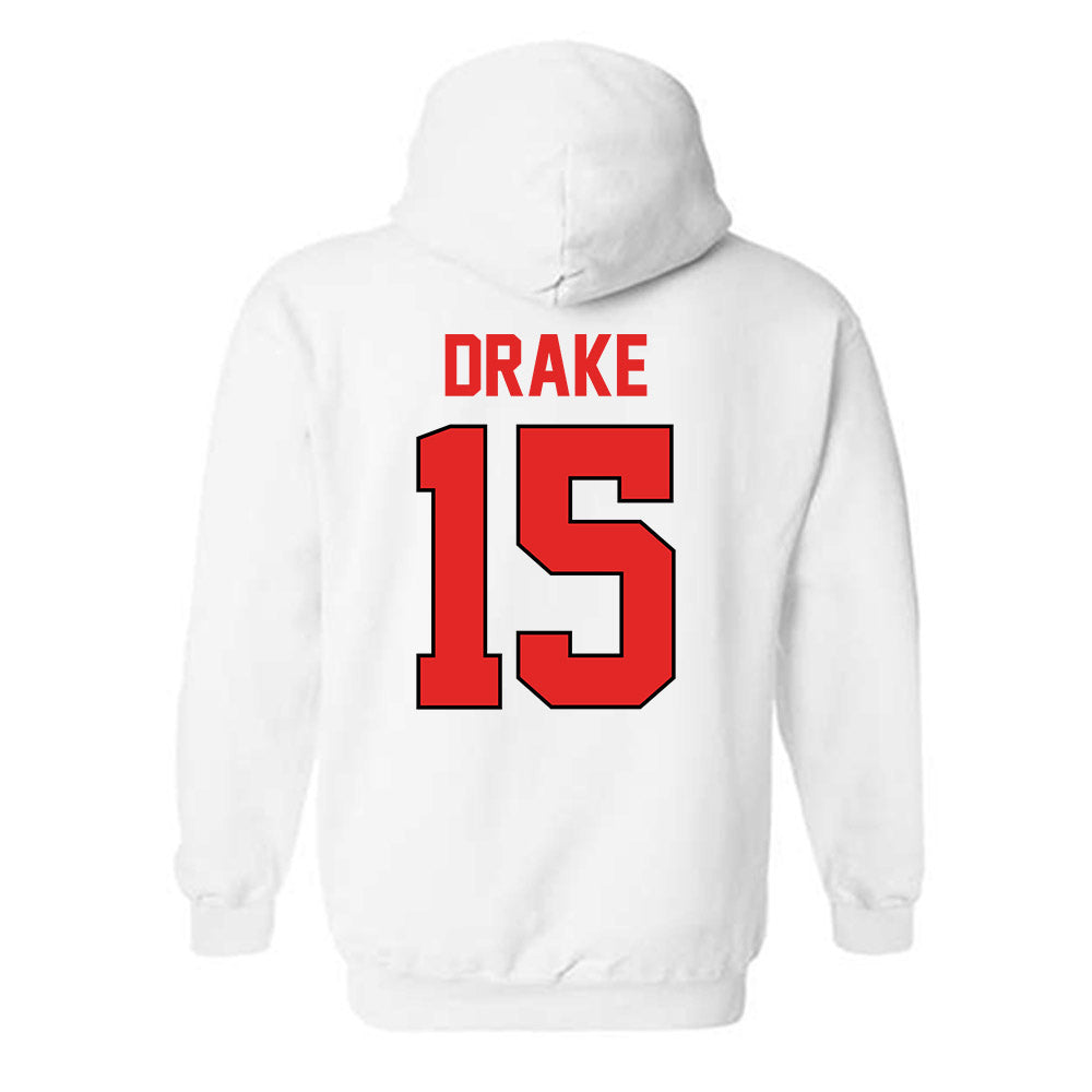Texas Tech - NCAA Baseball : JT Drake - Sports Shersey Hooded Sweatshirt-1