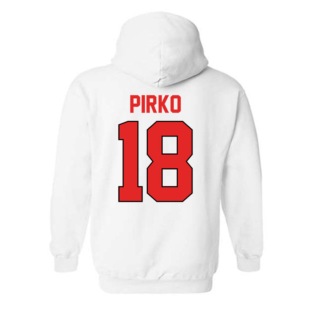 Texas Tech - NCAA Baseball : lukas pirko - Sports Shersey Hooded Sweatshirt-1