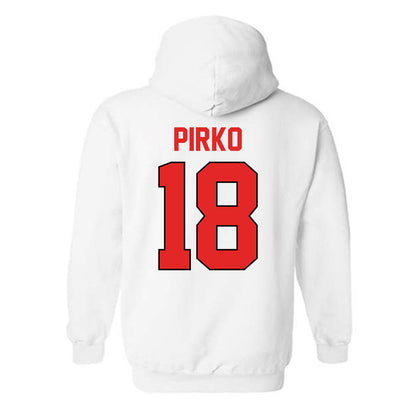 Texas Tech - NCAA Baseball : lukas pirko - Sports Shersey Hooded Sweatshirt-1