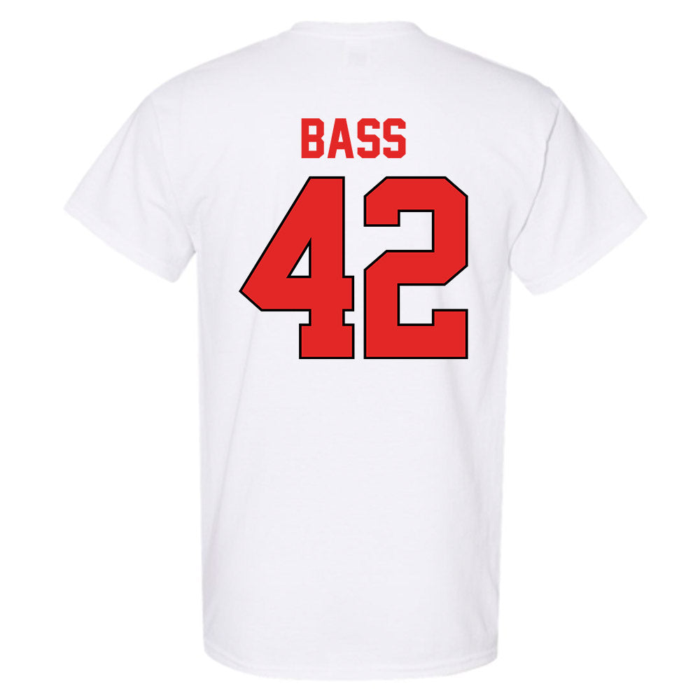 Texas Tech - NCAA Baseball : Daniel Bass - Sports Shersey T-Shirt-1