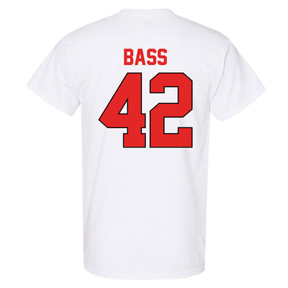 Texas Tech - NCAA Baseball : Daniel Bass - Sports Shersey T-Shirt-1