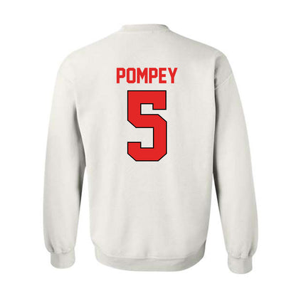 Texas Tech - NCAA Baseball : Timothy Pompey - Sports Shersey Crewneck Sweatshirt-1