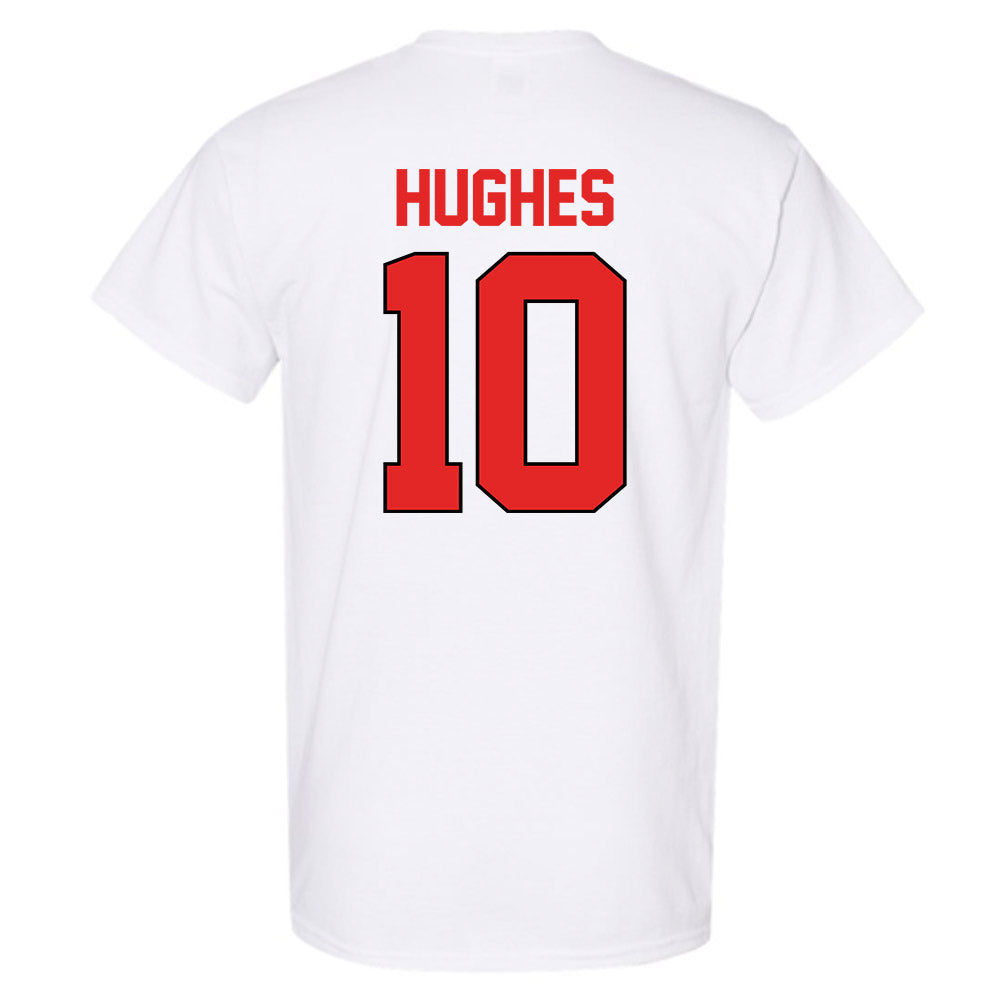 Texas Tech - NCAA Baseball : Logan Hughes - Sports Shersey T-Shirt-1