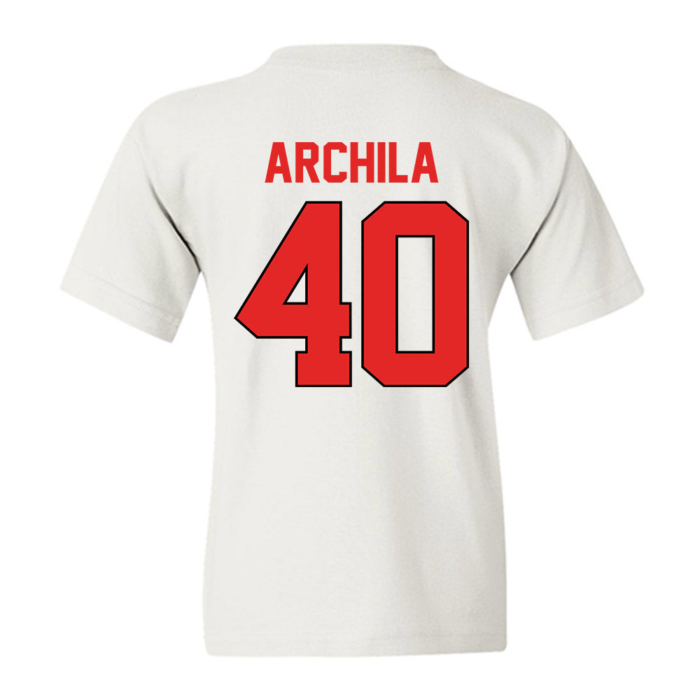 Texas Tech - NCAA Baseball : Dominic Archila - Sports Shersey Youth T-Shirt-1