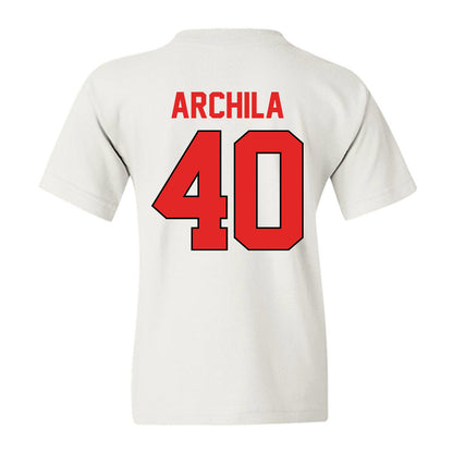 Texas Tech - NCAA Baseball : Dominic Archila - Sports Shersey Youth T-Shirt-1