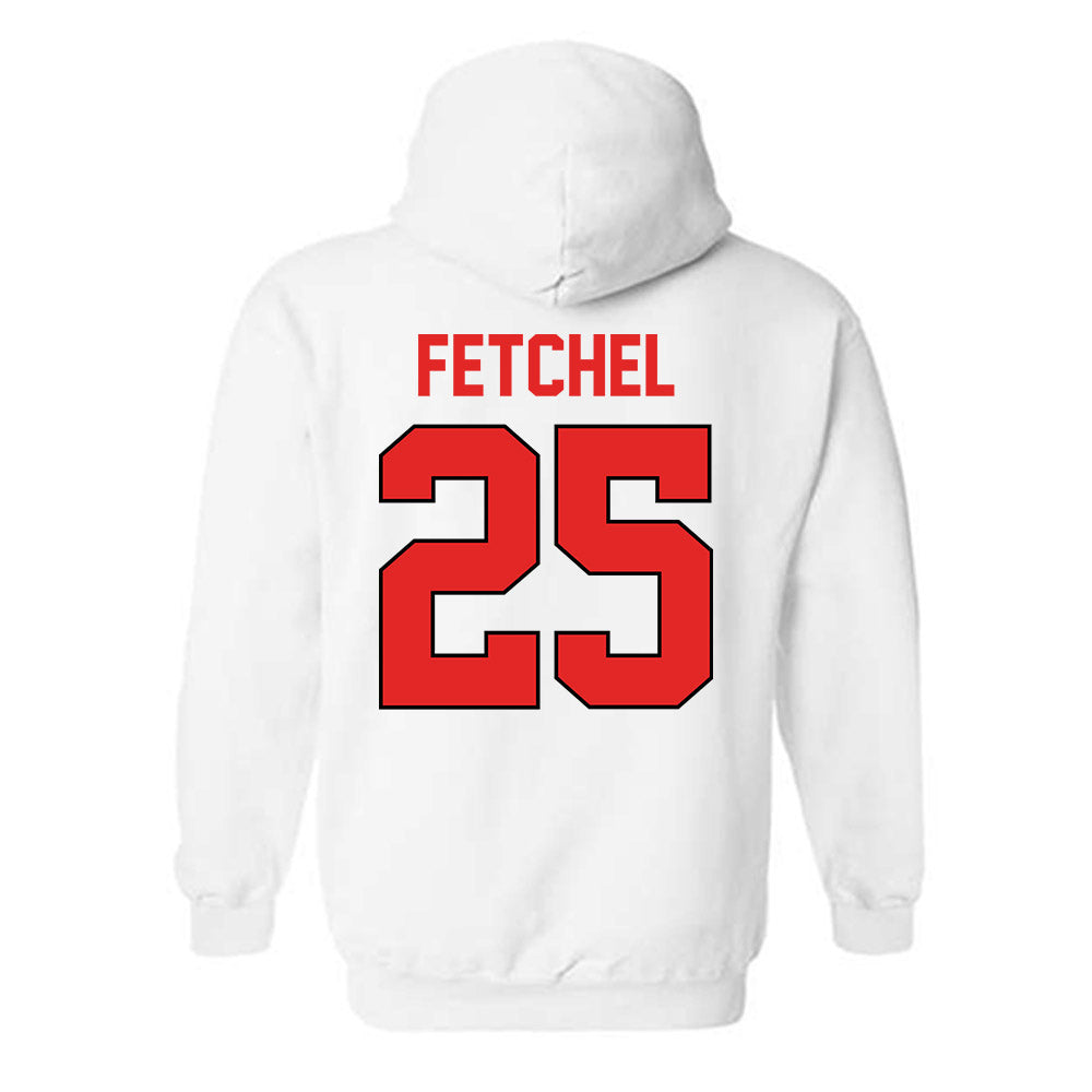 Texas Tech - NCAA Baseball : Zach Fetchel - Sports Shersey Hooded Sweatshirt-1