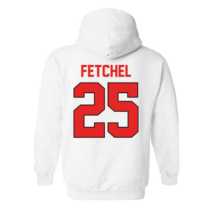 Texas Tech - NCAA Baseball : Zach Fetchel - Sports Shersey Hooded Sweatshirt-1