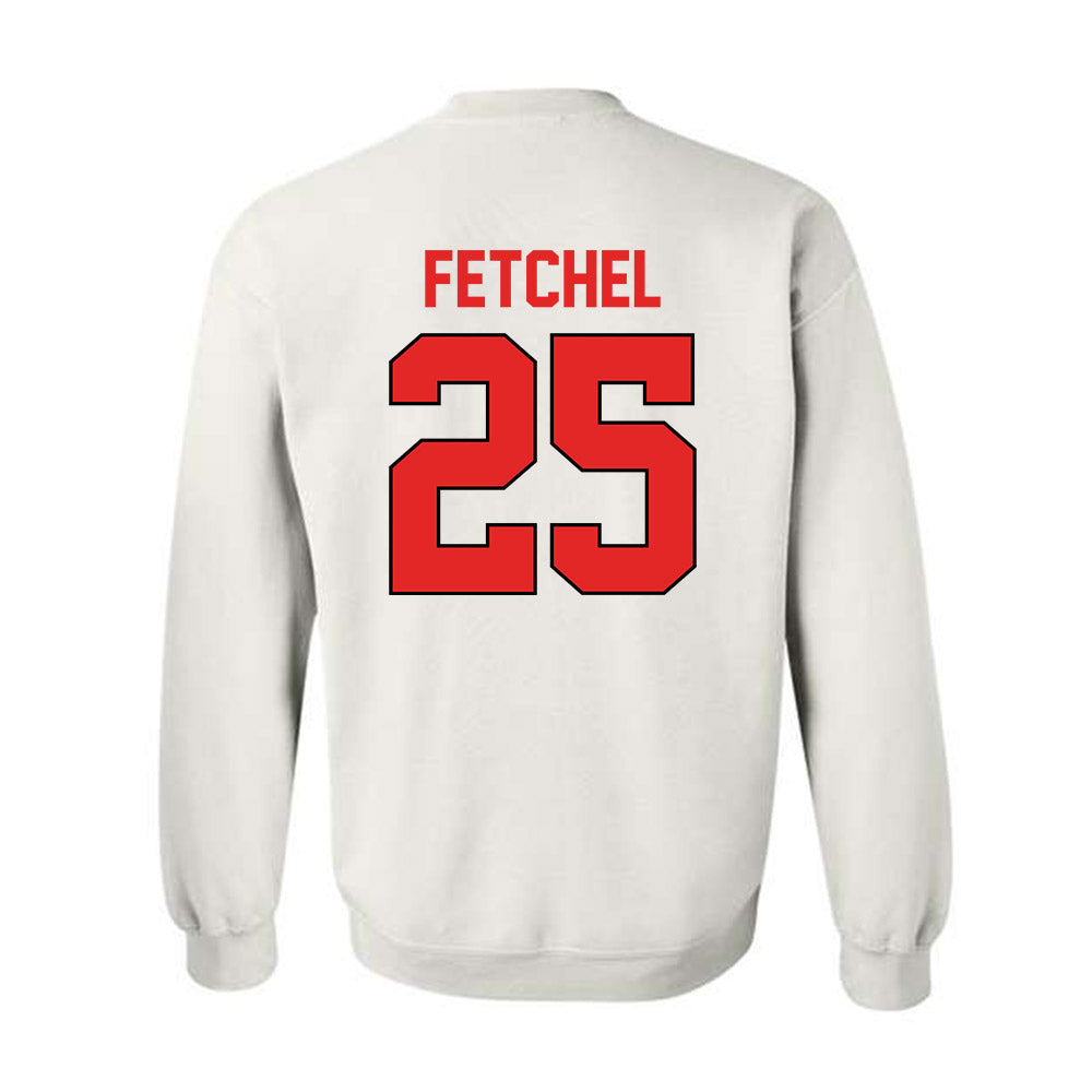 Texas Tech - NCAA Baseball : Zach Fetchel - Sports Shersey Crewneck Sweatshirt-1