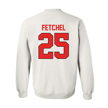 Texas Tech - NCAA Baseball : Zach Fetchel - Sports Shersey Crewneck Sweatshirt-1
