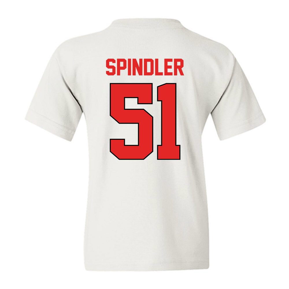 Texas Tech - NCAA Baseball : Jake Spindler - Sports Shersey Youth T-Shirt-1