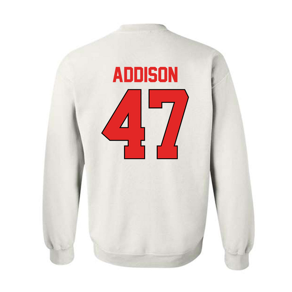 Texas Tech - NCAA Baseball : Logan Addison - Sports Shersey Crewneck Sweatshirt-1