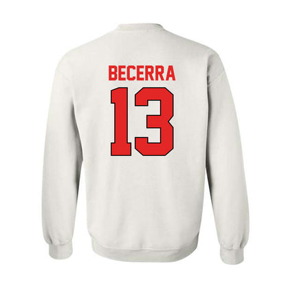 Texas Tech - NCAA Baseball : Donovan Becerra - Sports Shersey Crewneck Sweatshirt-1